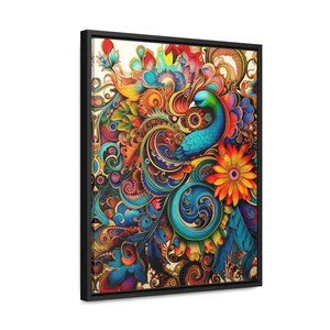 Vibrant Peacock Wall Art, Wall Art For Lounge,wall art for hotel,wall art for sa